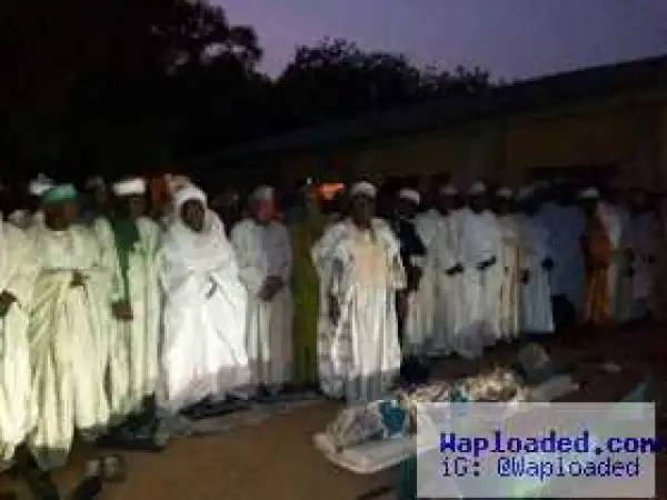 Photo from the funeral of former Kebbi House of Assembly Speaker, Habib Jega